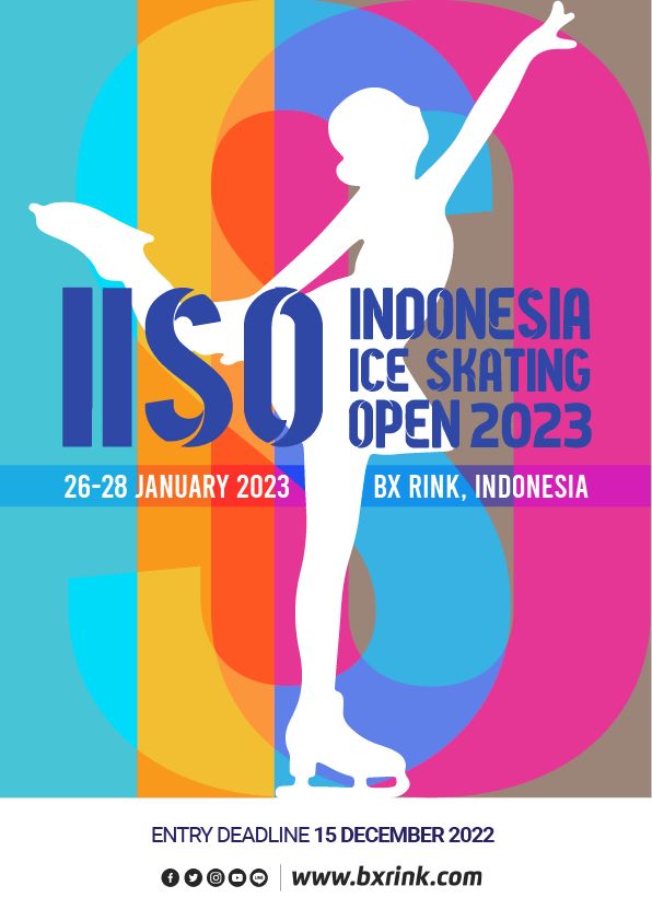 Indonesia Ice Skating Open 2023 Poster