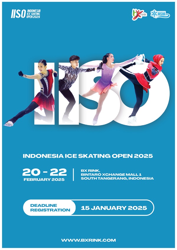 Indonesia Ice Skating Open 2025 Poster