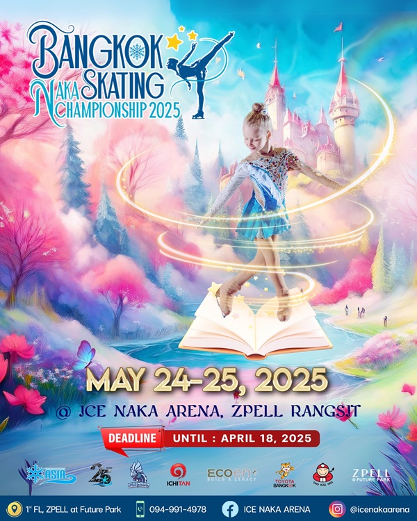 Bangkok Skating Naka Championships 2025 Poster